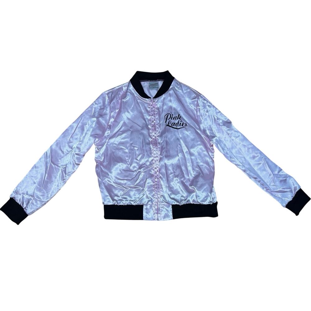 Pink Ladies Satin Jacket Girls XL 14/16 Grease Costume Sock Hop Party